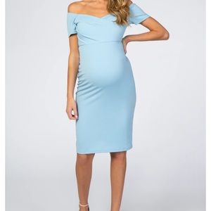 Pink Blush maternity dress